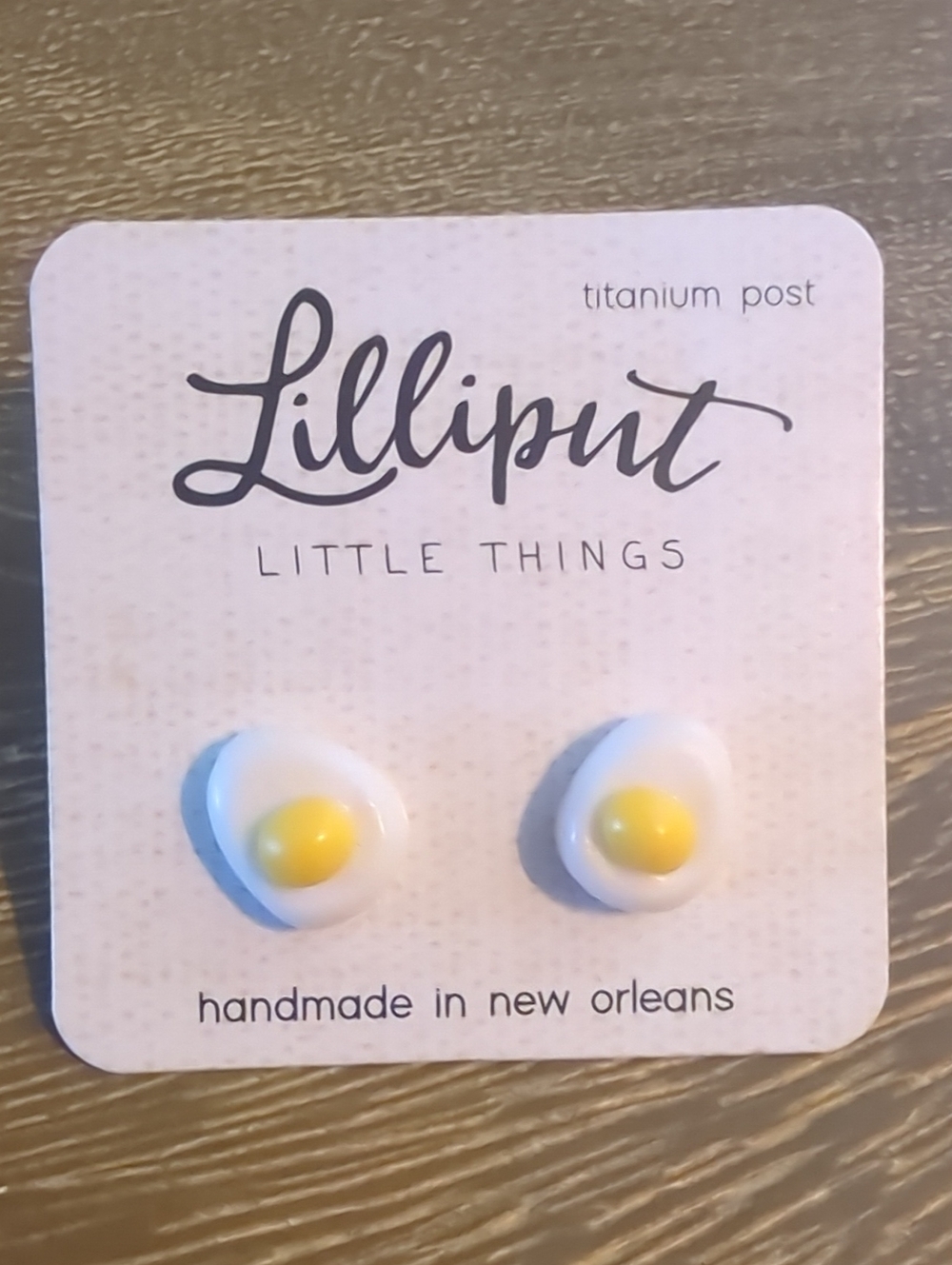 Egg Stud Earrings